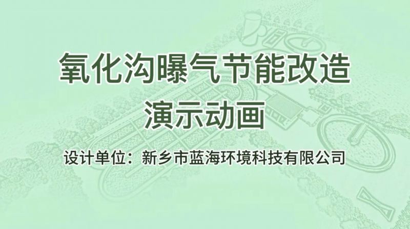 氧化溝曝氣機-動(dòng)畫(huà) 藍海環(huán)境科技